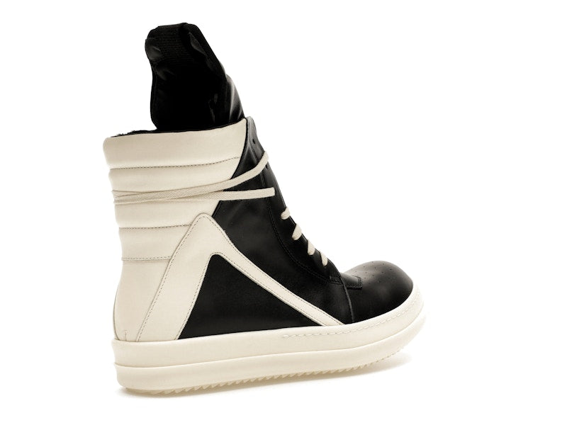 Rick Owens Luxor Geobasket Black Milk