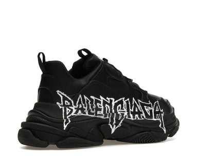 Balenciaga Triple S DIY Metal Artwork Black