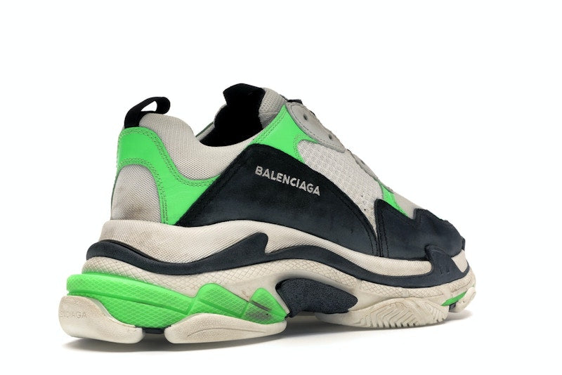 Balenciaga Triple S Mr. Porter Neon Green 2018