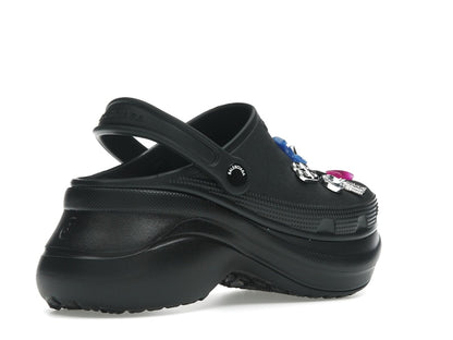 Balenciaga x Crocs Mule Black Multicolor Jibbitz (Women's)
