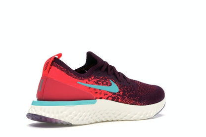 Nike Epic React Flyknit Bordeaux Hyper Jade (Women's)