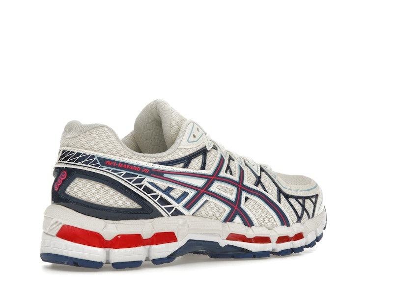 ASICS Gel-Kayano 20 Cream Blue Red
