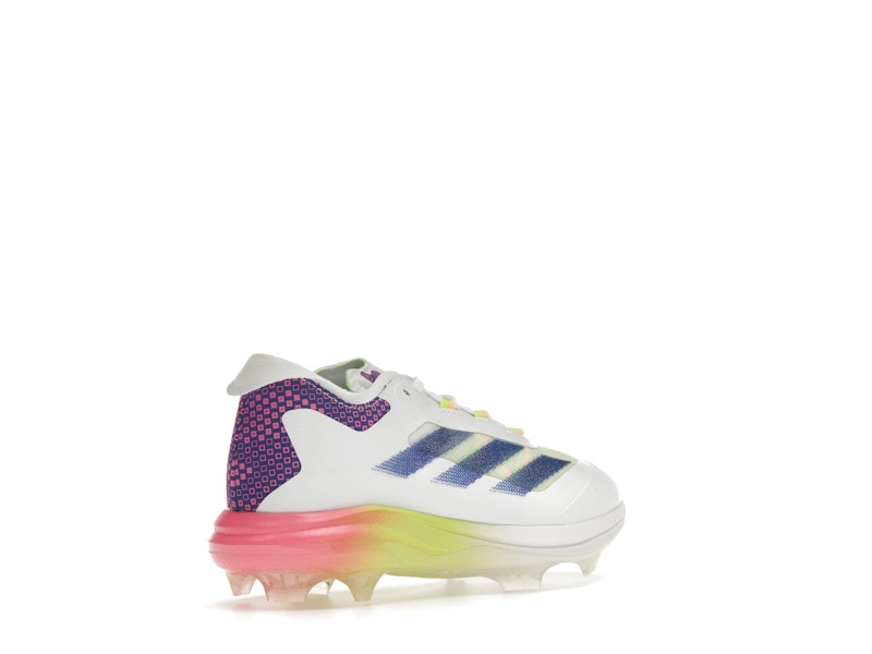 adidas Adizero Impact TPU Warp Speed Cloud White Lucid Blue Lucid Pink (GS)