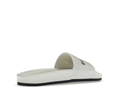 Balenciaga Pool Slide White Black (Women's)