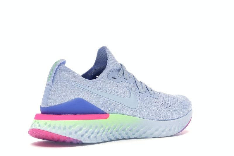 Nike Epic React Flyknit 2 Hydrogen Blue Sapphire Hyper Pink