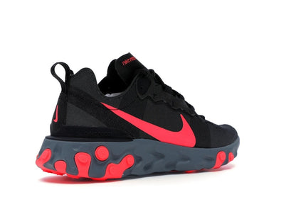 Nike React Element 55 Black Solar Red