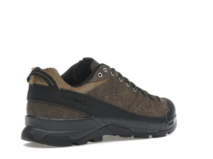 Salomon X-ALP Low Distressed Leather Dark Earth Black