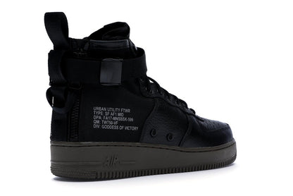 Nike SF Air Force 1 Mid Black Dark Hazel