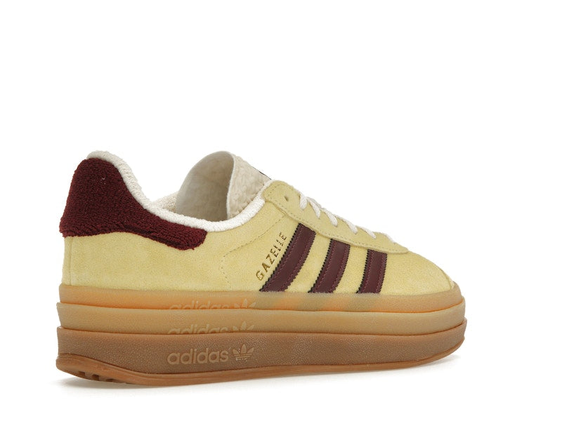 adidas Gazelle Bold Almost Yellow Maroon (Women's)