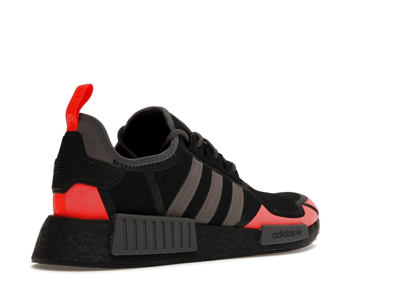 adidas NMD R1 Core Black Solar Red Grey