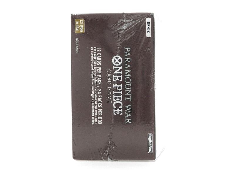 Bandai One Piece Card Game Paramount War Booster Box (OP-02) (English)