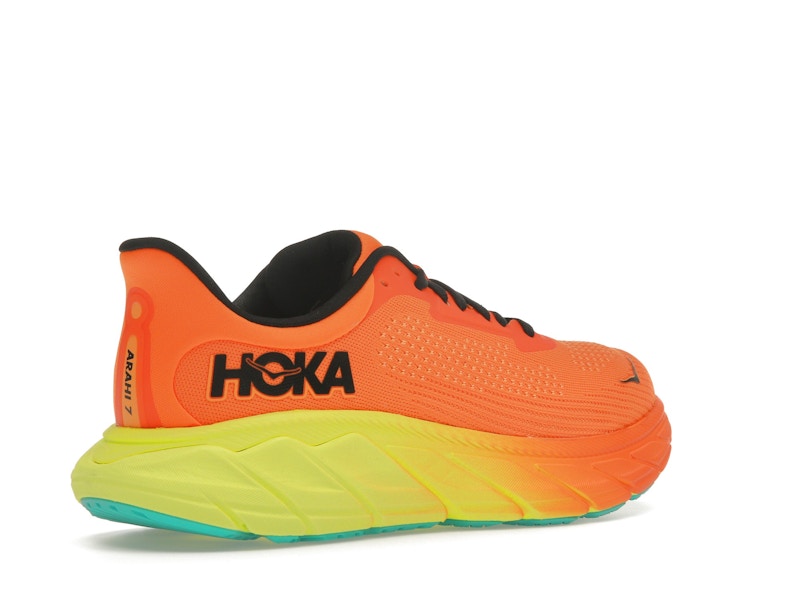 Hoka One One Arahi 7 Electric Tangerine Black (Women's)