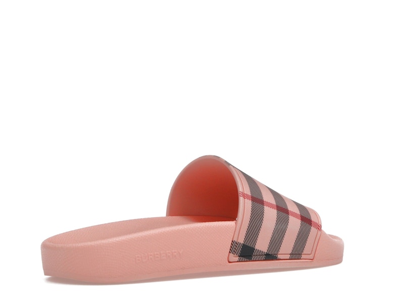 Burberry Furley Slides Vintage Check Pink (Women's)