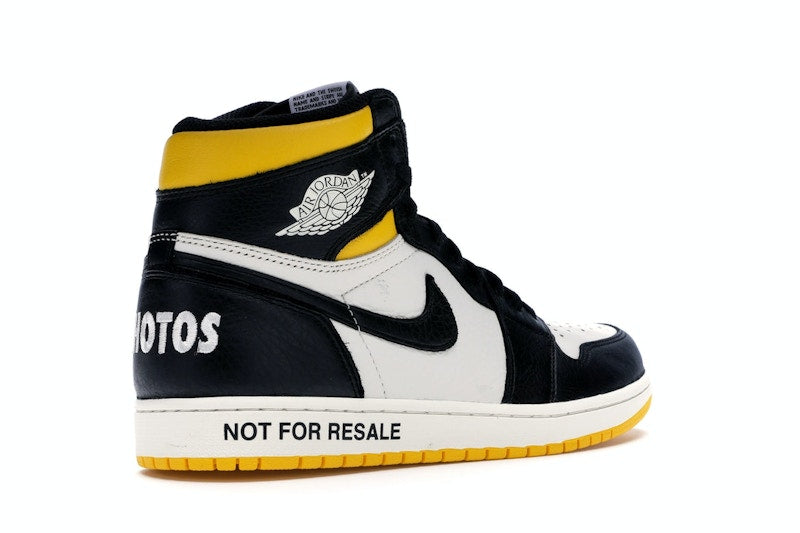 Jordan 1 Retro High Not for Resale Varsity Maize