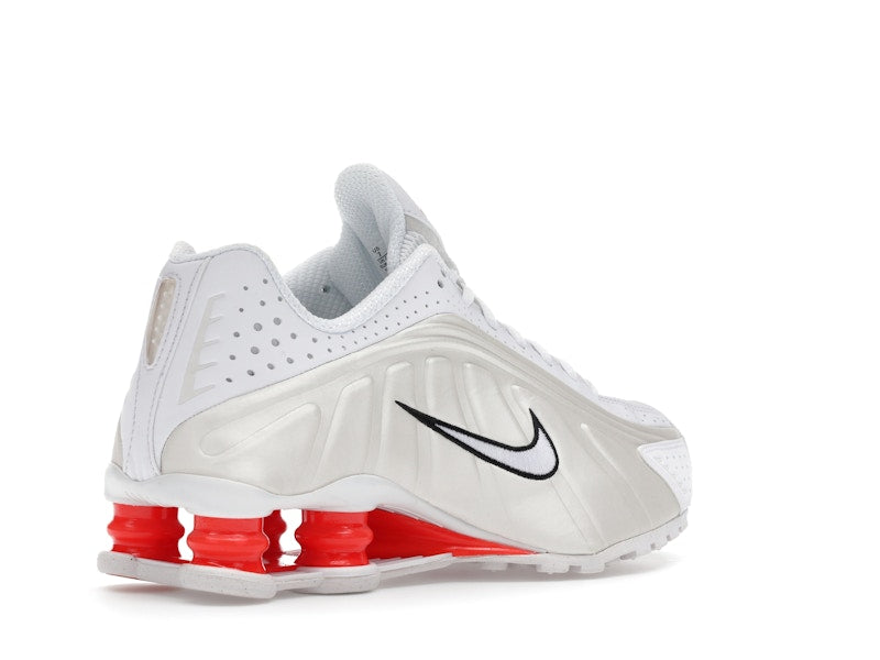Nike Shox R4 White Phantom Picante Red (Women's)