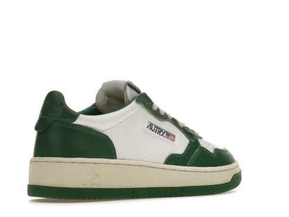 Autry Medalist Leather Low Green White