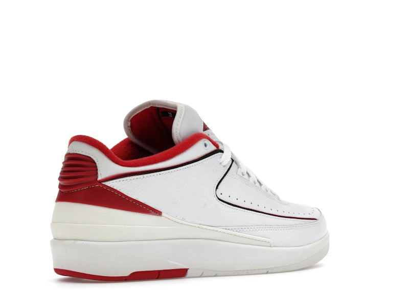 Jordan 2 Retro Low White Varsity Red