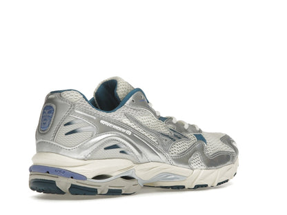 Mizuno Wave Rider 10 White Silver Blue