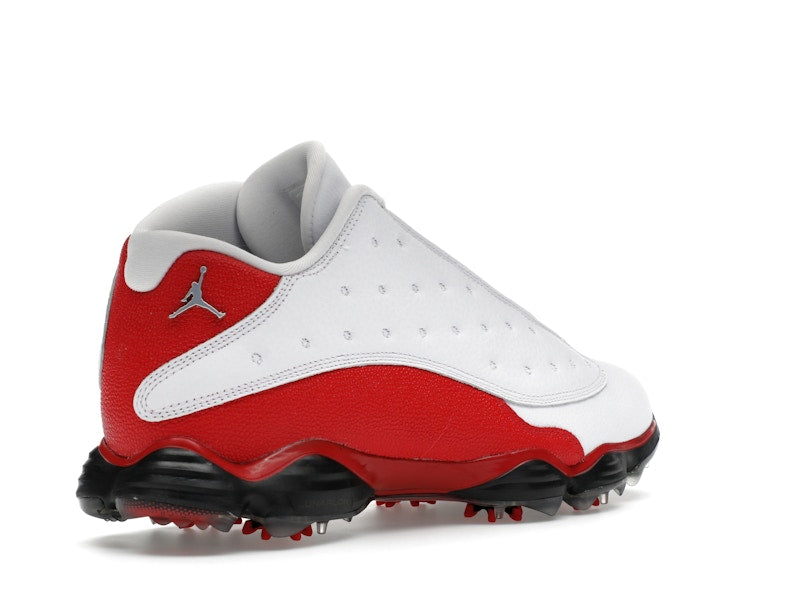 Jordan 13 Retro Golf Cleat White Red