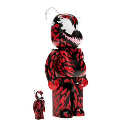 Bearbrick x Marvel Carnage 100% & 400% Set