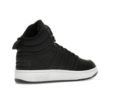 adidas Hoops 3.0 Mid Classic Fur Lining Winterized Core Black Cloud White