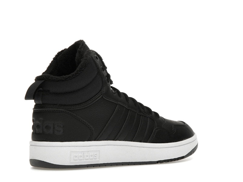 adidas Hoops 3.0 Mid Classic Fur Lining Winterized Core Black Cloud White