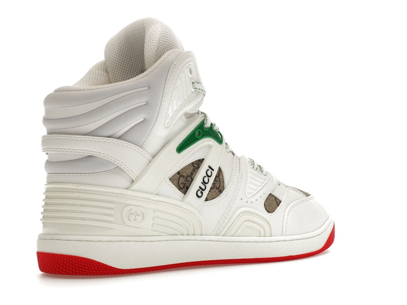 Gucci Basket White Demetra Red