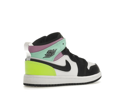 Jordan 1 Mid Pastel Black Toe (PS)