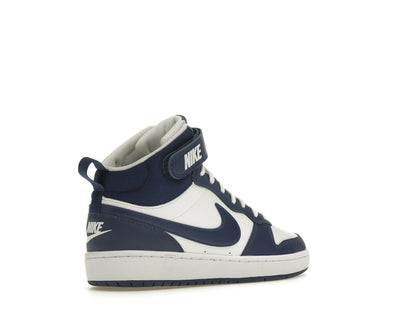 Nike Court Borough Mid 2 White Blue Void (GS)