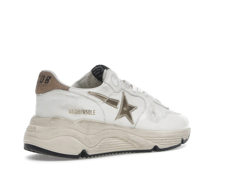 Golden Goose Running Sole White Gold (Women's)