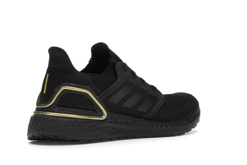 adidas Ultra Boost 20 Core Black Gold Metallic