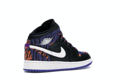 Jordan 1 Mid Multi-Color Tiger Stripe (GS)