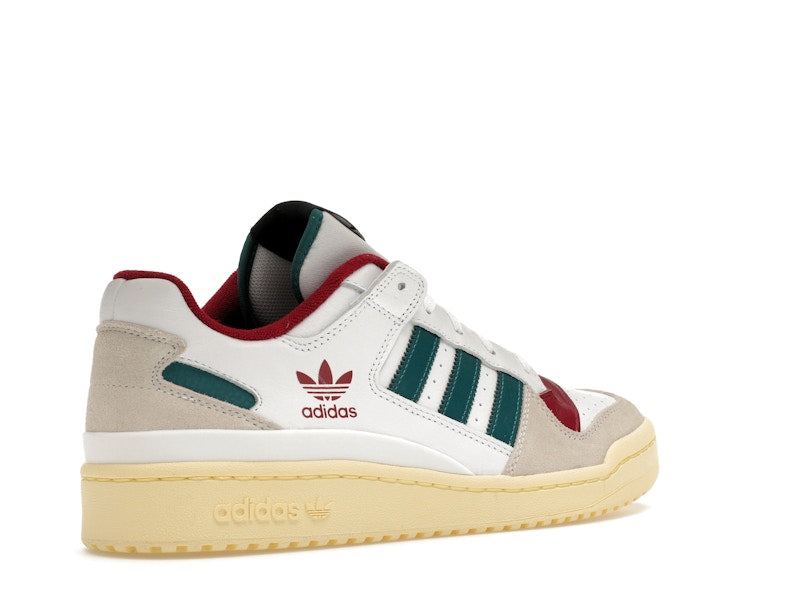 adidas Forum Low White Teal Burgundy
