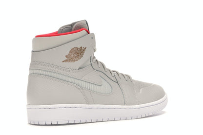 Jordan 1 Retro High Nouveau Pure Platinum Bright Crimson