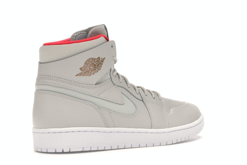 Jordan 1 Retro High Nouveau Pure Platinum Bright Crimson