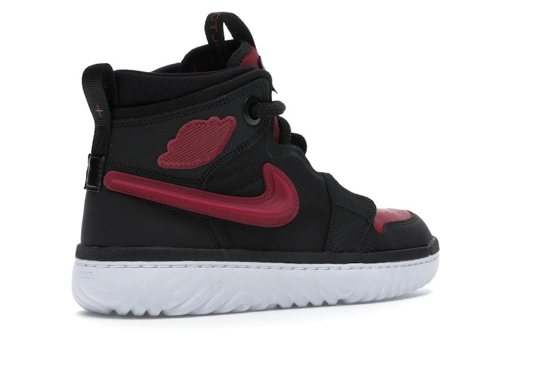 Jordan 1 High React Black Noble Red