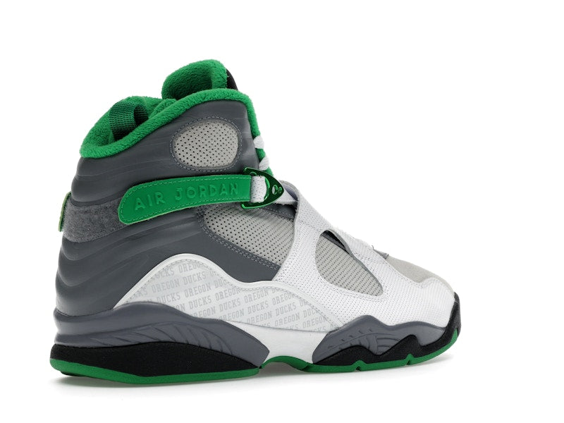 Jordan 8 Retro University of Oregon PE Pure Platinum