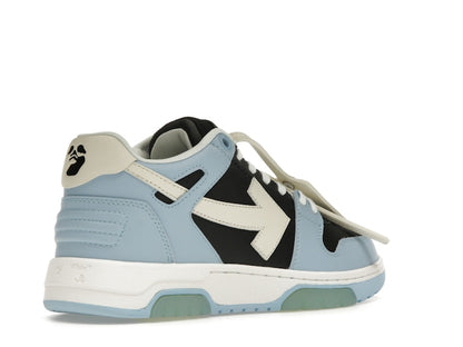 OFF-WHITE Out Of Office OOO Low Tops Light Blue Black