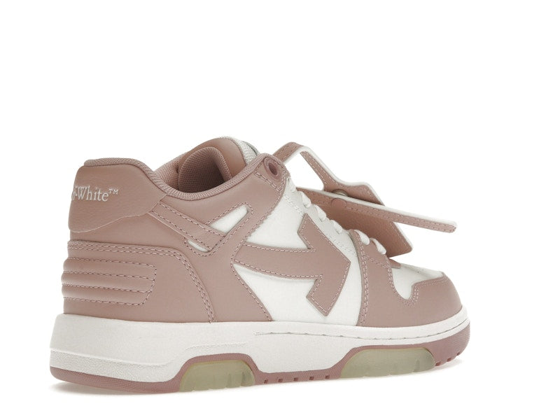 Off-White Out Of Office Calf Leather White Pink (Women's)