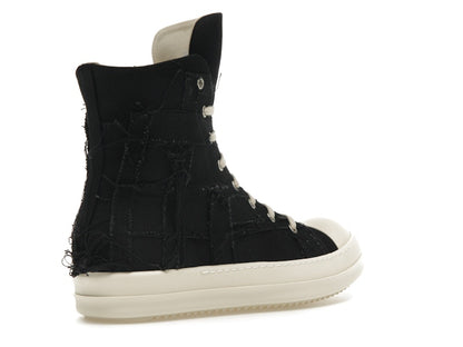 Rick Owens DRKSHDW Slashed Sneaks Black Milk