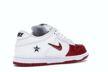 Nike SB Dunk Low Supreme Jewel Swoosh Red