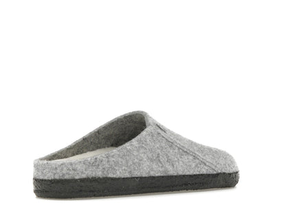 Birkenstock Zermatt Shearling Clog Wool Felt Light Gray