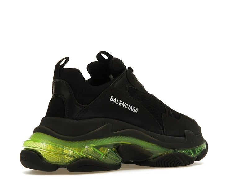 Balenciaga Triple S Black Yellow Fluo