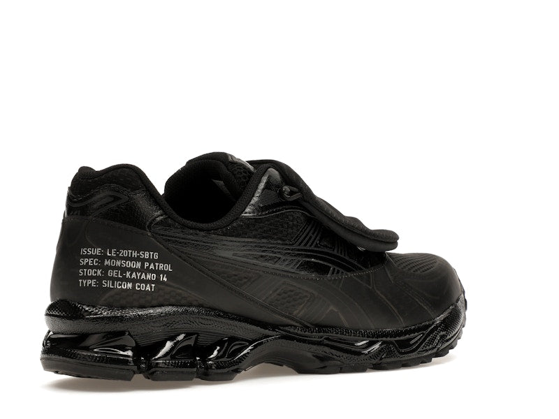 ASICS Gel-Kayano 14 SBTG x Limited Edt Monsoon Patrol Black