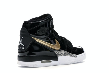 Jordan Legacy 312 Black Gold Patent (GS)