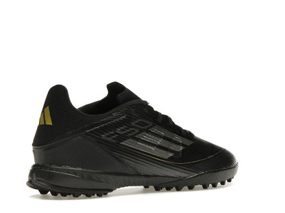 adidas F50 League Turf Core Black Iron Metallic Gold Metallic