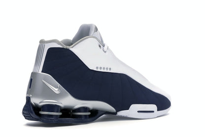 Nike Shox BB4 White Silver Navy