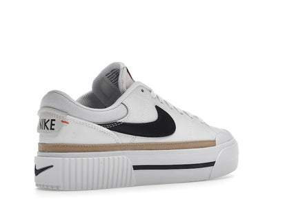 Nike Court Legacy Lift White Black (Women's)