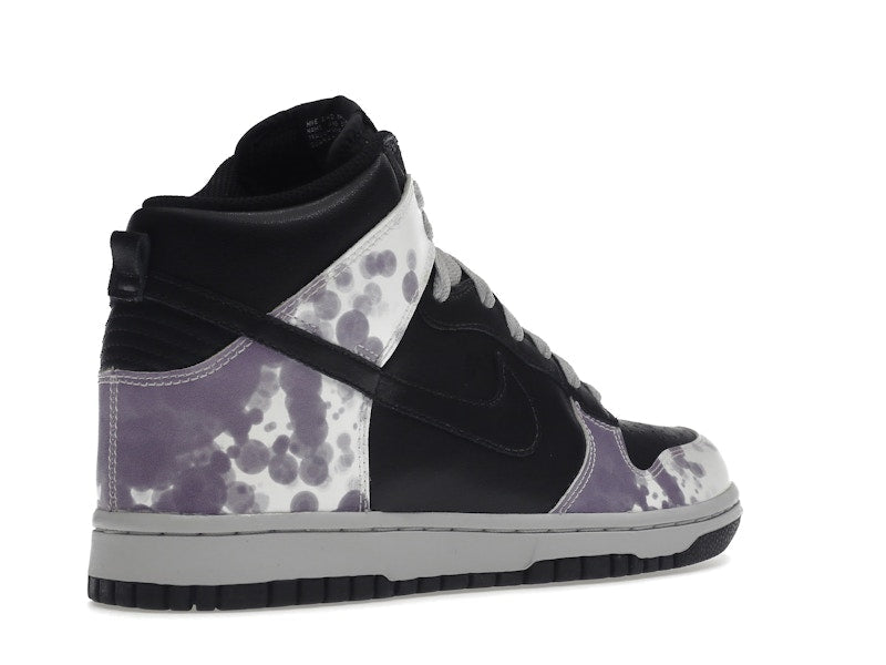 Nike Dunk High Splatter Black White Purple (Women's)