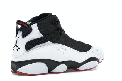 Jordan 6 Rings Black White Gym Red